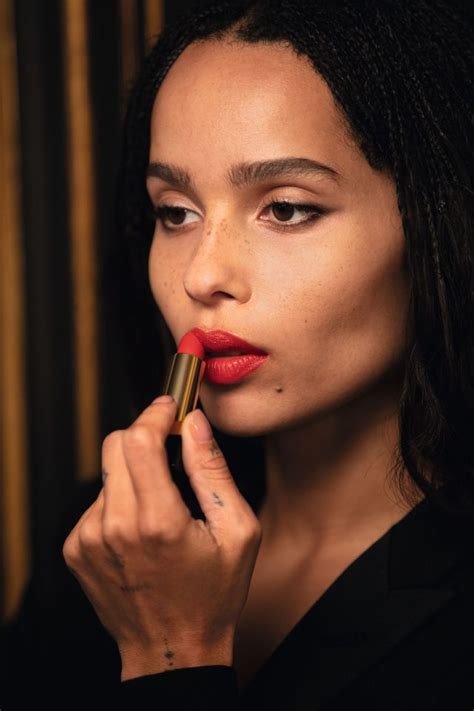 zoe kravitz ysl beauty
